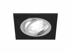 Sufitowa oprawa punktowa Alum  D kolor czarny/chrom 50 W GU10 STRUHM
