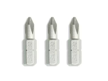 Zdjęcie: Zestaw końcówek wkrętakowych Phillips PH1/2/3x25 mm blister DEDRA