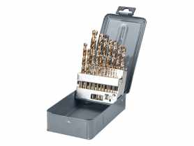 Wiertła od metalu HSS CO DIN338 19 szt. 1-10 mm PROLINE