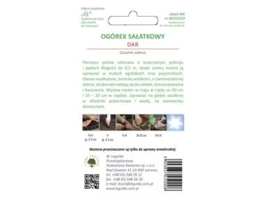 Zdjęcie: Ogórek Dar 5 g W.LEGUTKO
