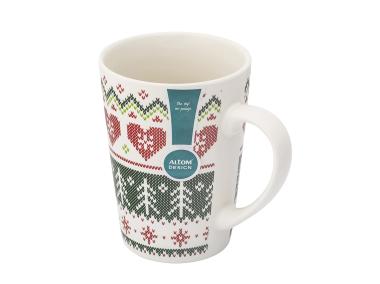 Zdjęcie: Kubek stożek wysoki 540 ml dekoracja scandi A ALTOM DESIGN