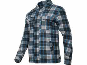 Bluza polarowa ocieplana szaro-niebieska, M, CE, LAHTI PRO