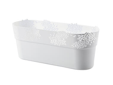 Zdjęcie: Osłonka Aster owalna 32 cm biała VERDENIA