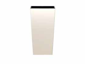 Doniczka Urbi Square krem 17 cm PROPERPLAST