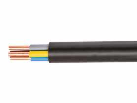 Kabel elektroenergetyczny YKY 5x4 żo 0,6/1kV (krążek 100 m) ELEKTROKABEL