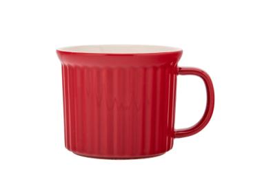 Zdjęcie: Kubek ceramiczny do zupy Red Chilli 15x11,5x9,5 cm - 650 ml ALTOMDESIGN