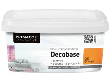 Zdjęcie: Farba Decobase 1 L Orange D11 PRIMACOL DECORATIVE