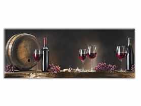 Obraz Glas Kitchen 30x80 cm Gl050 Wine Glas STYLER