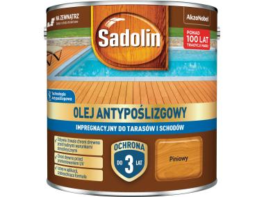 Zdjęcie: Olej antypoślizgowy impregnacyjny Pinia 2,5 L SADOLIN