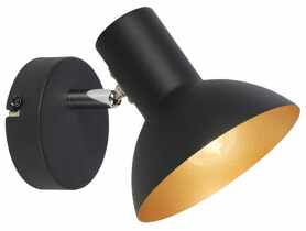Kinkiet Diso 40 W czarno-złoty CANDELLUX