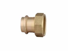 Półśrubunek zaciskany do wody 15x1/2" gw profil V CALIDO