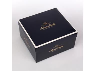 Zdjęcie: Filiżanka Cappuccino Mariapaula 350 ml i spodek 17 cm dekoracja Snow Gift Box ALTOMDESIGN