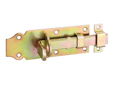 Zdjęcie: Zasuwa zamkowa z obejmą ocynk 100x44 mm ALBERTS