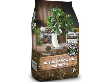 Zdjęcie: Ziemia do roślin domowych zielonych Bigos 8L BIOVITA