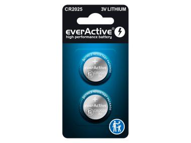 Zdjęcie: Bterie litowe CR2025 2 BL EVERACTIVE