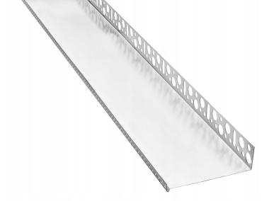Zdjęcie: Listwa aluminiowa cokołowa do fasad zewnętrznych 2,5 m x 83 mm, 10 szt opakowanie RR PROFILE