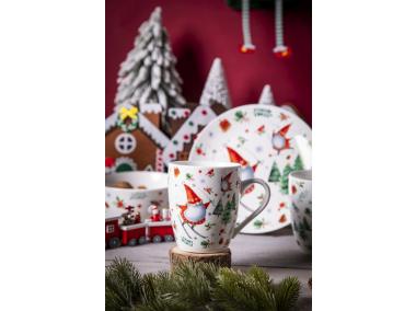 Zdjęcie: Kubek baryłka 400 ml Zimowe skrzaty dekoracja A ALTOM DESIGN