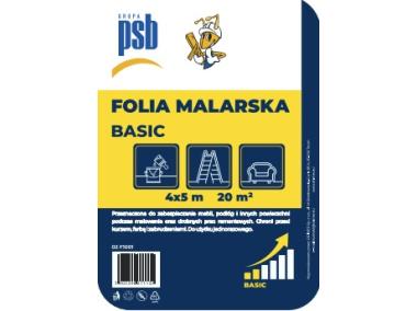 Zdjęcie: Folia malarska Basic 4x5 m PSB