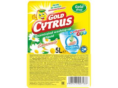 Zdjęcie: Płyn do mycia naczyń 5 L rumianek GOLD CYTRUS