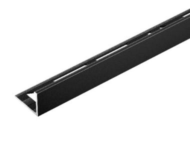 Zdjęcie: Profil do glazury narożny 10 mm czarny mat 2,5 m CEZAR
