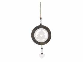Ozdoba zawieszka Choinka 45 cm drewniana TIN TOURS