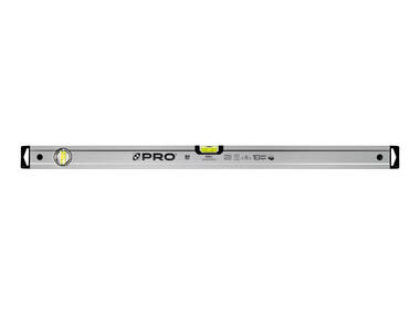 Zdjęcie: Poziomnica PRO600 anodowana srebrna z magnesami 80 cm PRO