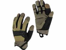 Rękawice warsztatowe zielono-czarne l281709p, karta, "9", CE, LAHTI PRO