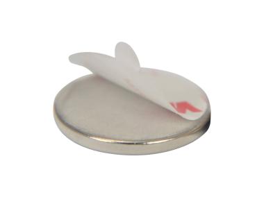 Zdjęcie: Magnes neodymowy okrągły samoprzylepny 15x2 mm, 5 sztuk STAHL