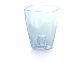 Doniczka Coubi przeźroczysty transparentny 13 cm PROSPERPLAST