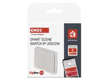 Zdjęcie: Przełącznik GoSmart scen IP-2002ZW, ZigBee 3.0, dwuprzyciskowy EMOS