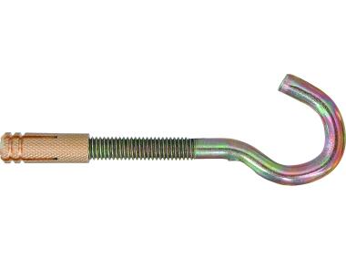 Zdjęcie: Tuleja rozprężna mosiężna M5 z hakiem sufitowym 100 sztuk RAWLPLUG