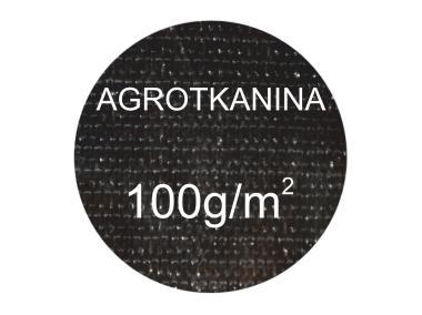 Zdjęcie: Agrotkanina czarna mocna 1,65x100 m 100g/m2 BIOVITA
