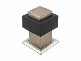 Odbojnik drzwiowy kwadratowa DB-007 nikiel szczotkowany METRO