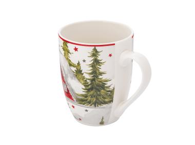 Zdjęcie: Kubek baryłka 370 ml dekoracja winter time B ALTOM DESIGN