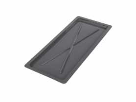 Podstawka pod suszarkę 55x24 cm srebrna biała METPOL