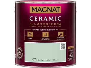 Zdjęcie: Farba Ceramic rajski fluoryt C74 2,5L MAGNAT