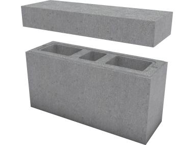 Zdjęcie: System ogrodzeniowy Murro XL daszek10x22x67,2 cm szary POLBRUK