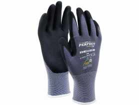 Rękawice nylonowe Nitrile flex - 9 powermax STALCO PERFECT