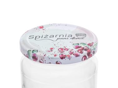 Zdjęcie: Komplet 6 słoików Spiżarnia Pani Domu 200 ml z zakrętką fi 66 4-zaczepową ALTOM DESIGN