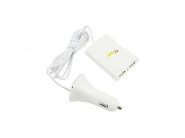 Zdjęcie: Ładowarka samochodowa Nexus 4 x USB z kablem 2.4 A BOTTARI