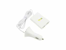 Ładowarka samochodowa Nexus 4 x USB z kablem 2.4 A BOTTARI