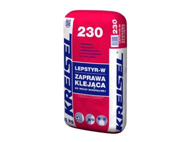 Zdjęcie: Zaprawa klejąca do mocowania płyt z wełny mineralnej Lepstyr-W 230 25 kg KREISEL
