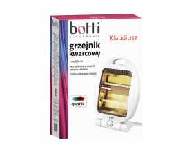 Grzejnik kwarcowy Klaudiusz szary BOTTI