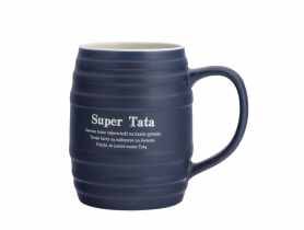 Kubek beczułka 700 ml super tata dekoracja B ALTOM DESIGN