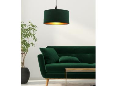 Zdjęcie: Lampa wisząca Maloto 1x60 W E27 butelkowa zieleń + złoto CANDELLUX