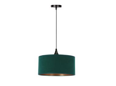 Zdjęcie: Lampa wisząca Maloto 1x60 W E27 butelkowa zieleń + złoto CANDELLUX