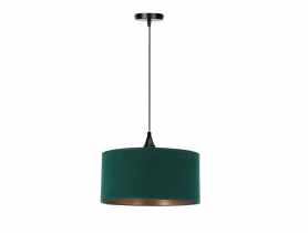 Lampa wisząca Maloto 1x60 W E27 butelkowa zieleń + złoto CANDELLUX