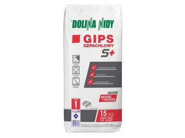 Zdjęcie: Gips szpachlowy S+, 15 kg DOLINA NIDY
