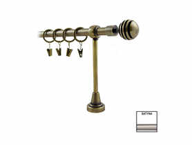 Karnisz pojedynczy Hefajstos Plus fi 16 mm - 320 cm modern satyna KARWEL