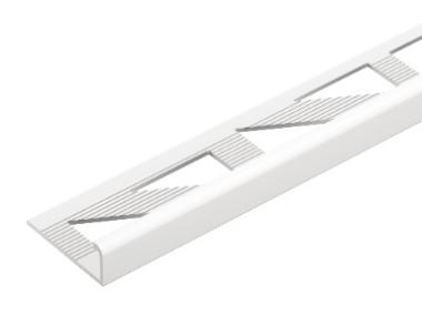 Zdjęcie: Profil do glazury PVC ozdobny 8 mm trójkąt 2,5 m biały CEZAR